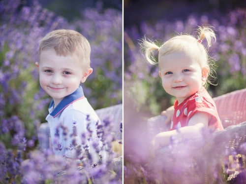 Child Portraits in the Lavender