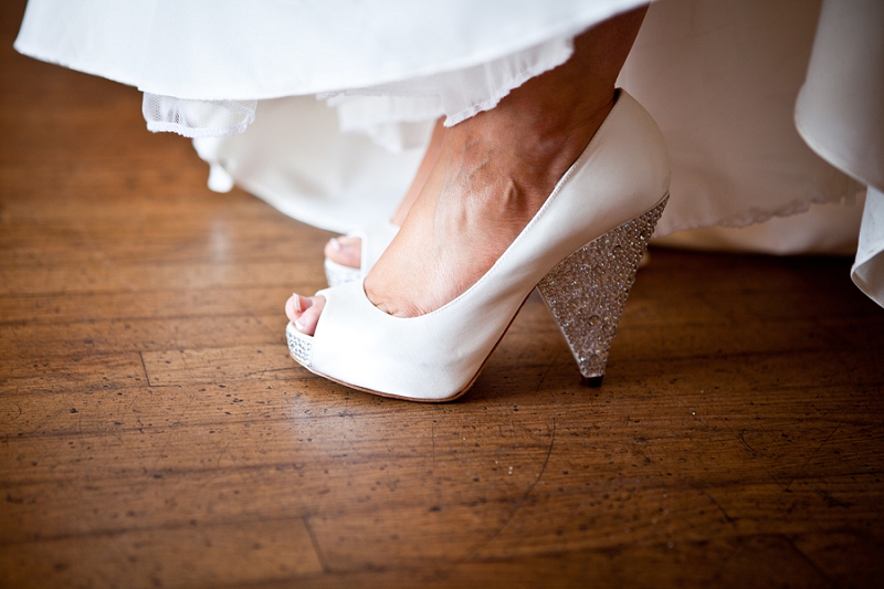 Benjamin Adams Bridal Shoes - Bickley Manor Wedding Photography