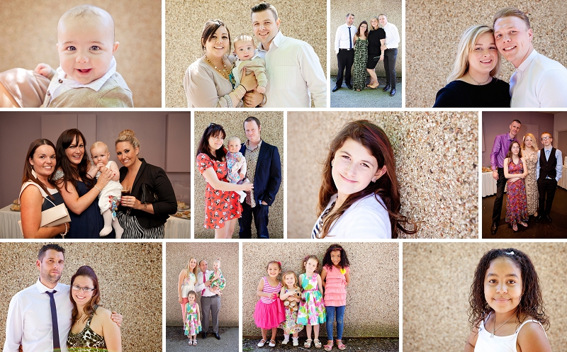 Portraits at Christening party Sidcup Kent