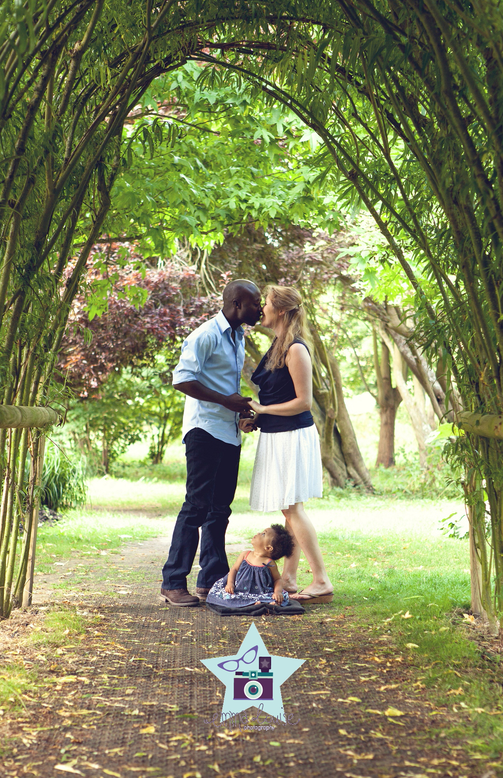 Family Portrait in the grounds of Leeds Castle Kent