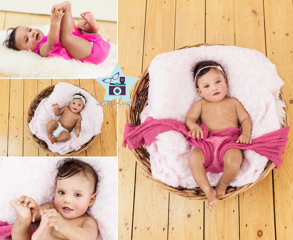 six month birthday photography photoshoot