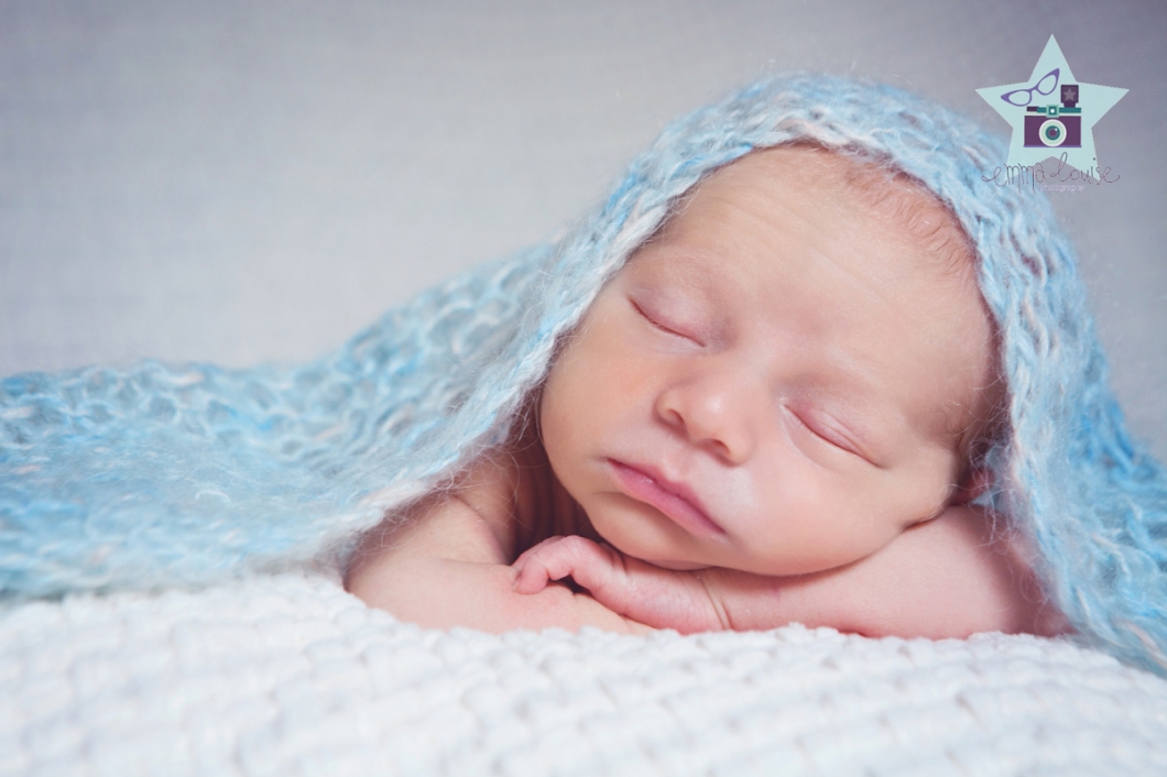Stunning Portrait of Sleeping Newborn Boy