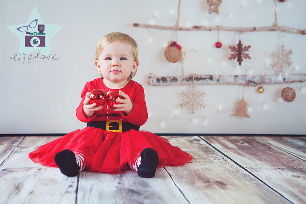 little girl Christmas portrait Edenbridge Kent