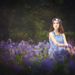 Girl in the Bluebells - Portrait Photography Oxted Surrey