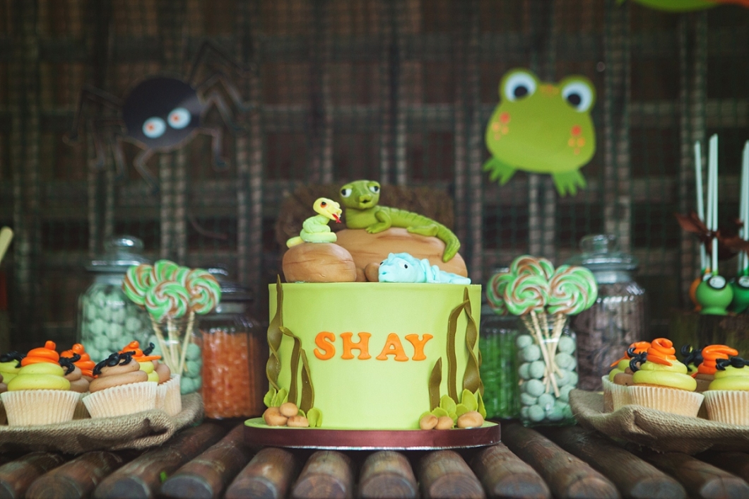 Jungle Birthday Cake - Jungle Themed Kids Party Photography Beckenham