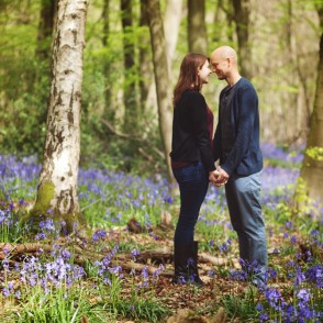 Engagement Photography in the Bluebells Sevenoaks