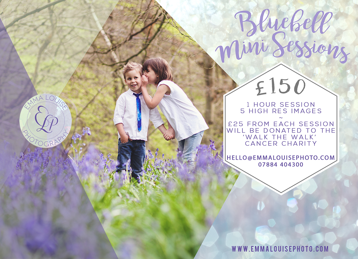 Charity Bluebell Photography Mini Sessions by Emma Louise Photography