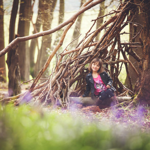 Family Portraits in the Bluebell Woods by Emma Louise Photography